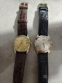 Tudor Price Oysterdate oro e Longines calibro 22A