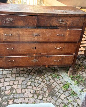CASSETTIERA LEGNO MASSELLO