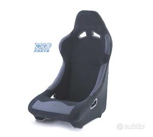 SEDILE BAQUET UNIVERSALE IN ALCANTARA NERO LOOK PO
