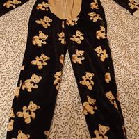 Pigiama a orso pezzo intero