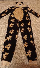 Pigiama a orso pezzo intero