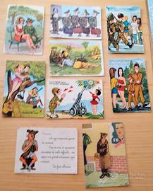 Cartoline umoristiche militari vintage 