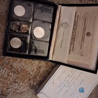 confezione  500 e 1000 lire argento  s marino