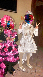 Costume vestito di carnevale Principessa Dior bambina da 0 a 3 anni