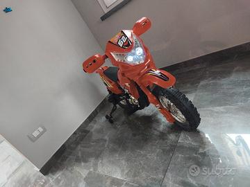 Moto elettrica bambini Cross 6V 