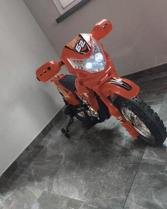 Moto elettrica bambini Cross 6V 