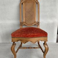 Coppia di sedie Chippendale in noce,