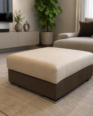 Pouf Design 90x90 cm Tessuto Sfoderabile | Nuovo