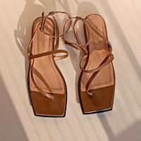 Sandali bassi in vero cuoio "Erika Cavallini" n.38