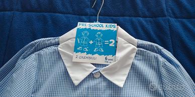 grembiuli Pre-School Kids nuovi tg 6 anni pz2