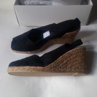 Sandali donna con zeppa in corda, nuove, numero 40