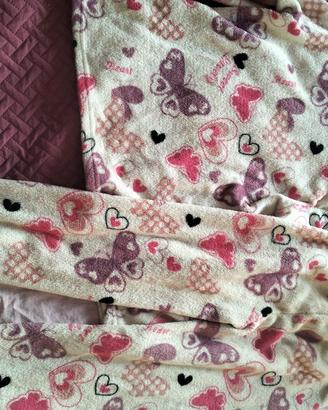 Pigiama bimba farfalle e cuori