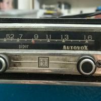 AUTORADIO  AM anni 60 ( AUTOVOX  PIPER) per Fiat 5