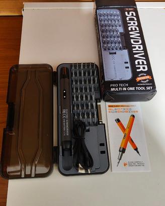 Avvitatore ricaricabile con 34 puntevnuovo