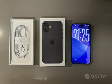 Iphone 16 plus 128 gb nero