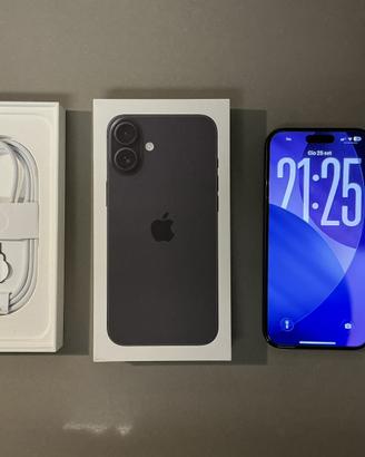 Iphone 16 plus 128 gb nero