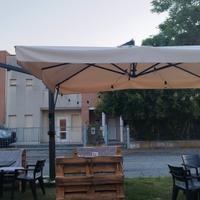 Ombrellone doppio braccio 