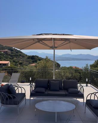 Ombrello shade  Emu palo laterale 4x3,2 mt