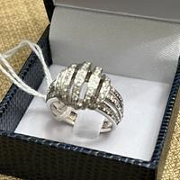 Anello oro bianco 18kt