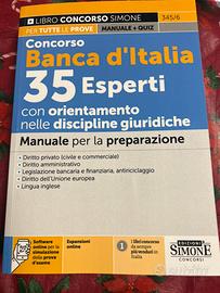 Libro Simone - concorso 35 esperti banca d’Italia