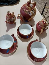 servizio da te ceramiche cinesi  anni 70