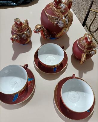 servizio da te ceramiche cinesi  anni 70