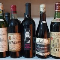 Bottiglie di vino da collezione