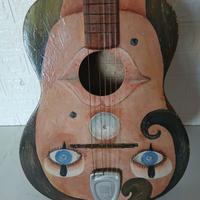 Chitarra dipinta a mano