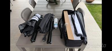 luci professionali da studio softbox