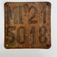 Vecchia targa