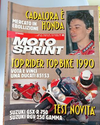 Rivista MOTOSPRINT numero 45 del 1990