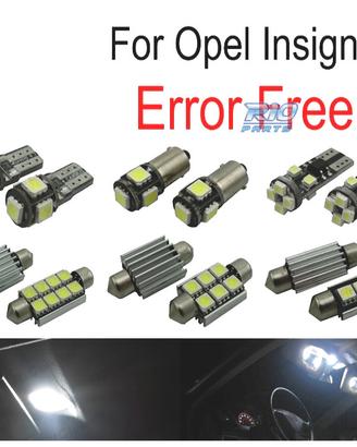 KIT 12 LAMPADE LED INTERNE OPEL INSIGNIA SEDAN BER