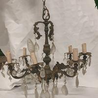 Lampadario antiquariato deco'