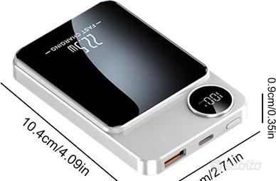 STOCK POWER BANK MAGNETICI 10000 mAh