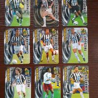9 figurine Cards Game calcio 2005 2006 Juventus