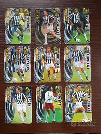 9 figurine Cards Game calcio 2005 2006 Juventus