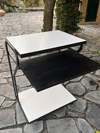 Mobile porta computer con mensola estraibile