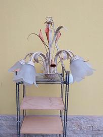 lampadario e relativi abatjour 