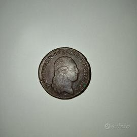 Moneta 6 tornesi 1799 Ferdinando IV