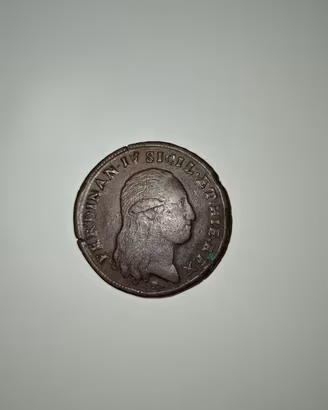 Moneta 6 tornesi 1799 Ferdinando IV