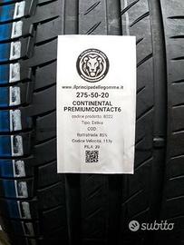 2 gomme 275 50 20 continental a8022