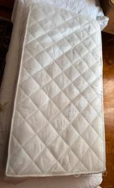 Materassino lettino bambino 126x63x10 gratis