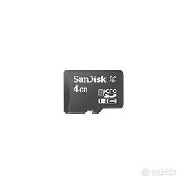 Micro SD HC 4GB Sandisk x smartphone web e dashcam