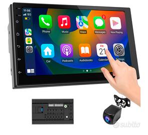 Carplay 2 din 7" con telecamera posteriore 