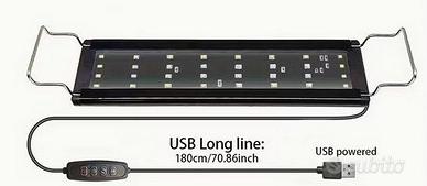 Lampada Led 30/47cm per acquari, dimmerabile