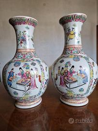 Vaso cinese XX secolo in coppia