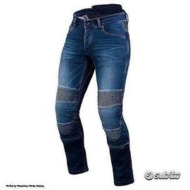 MACNA Jeans Moto Individi Uomo Blu Motor's Passion