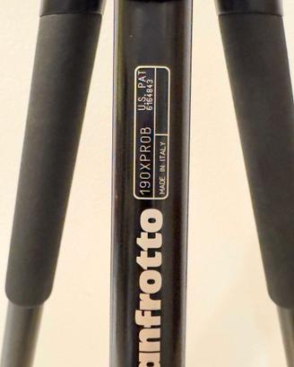 Cavalletto Manfrotto e teste