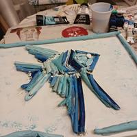 pesce angelo in legno