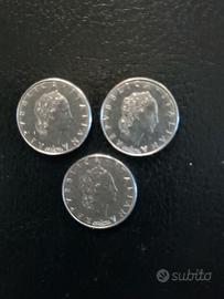 Monete 50 Lire Mini 1991 RARA con rombo e classica